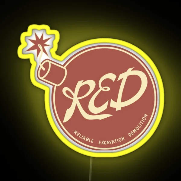 Team Fortress 2 Red Team RGB Neon Sign