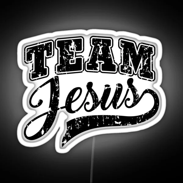 Team Jesus Christian Christianity For Teen Boy Girls RGB Neon Sign
