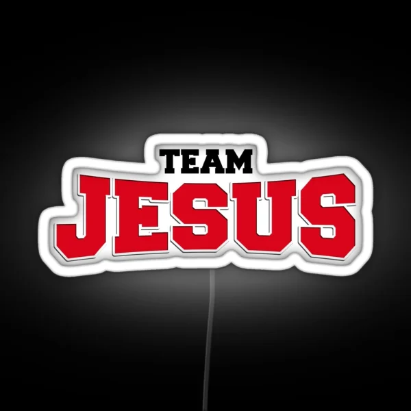 TEAM JESUS RGB Neon Sign