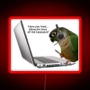 Tech support meets whimsy with vibrant RGB birb neon sign