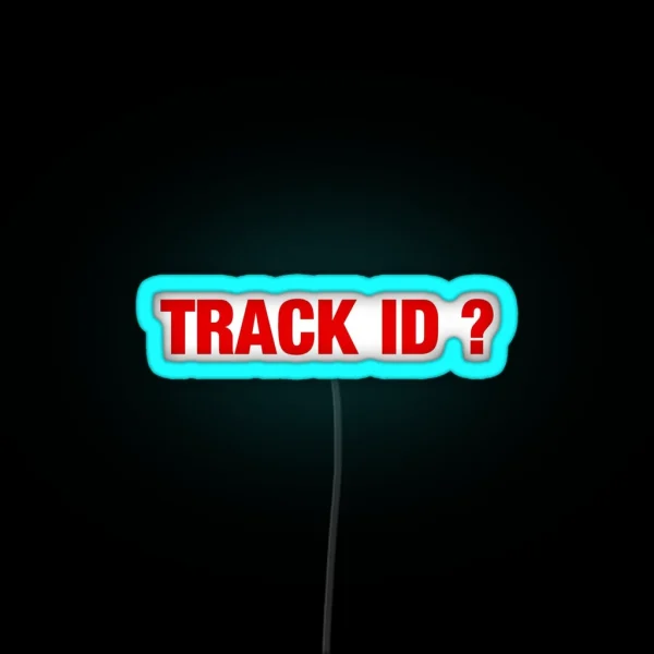 Techno Techno Music TRACK ID RGB Neon Sign