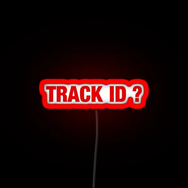 Techno Techno Music TRACK ID RGB Neon Sign