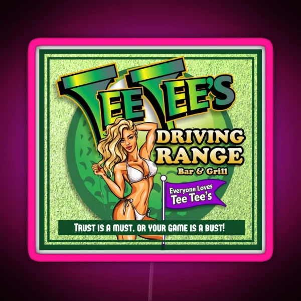 Tee Tee S Driving Range RGB Neon Sign