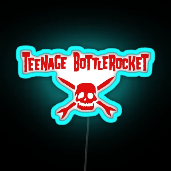 Teenage Bottlerocket American Punk Rock Band RGB Neon Sign