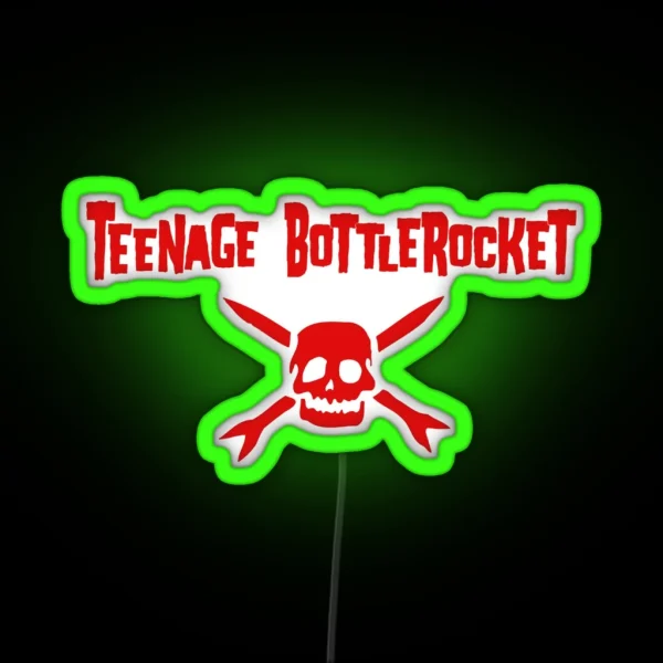 Teenage Bottlerocket American Punk Rock Band RGB Neon Sign