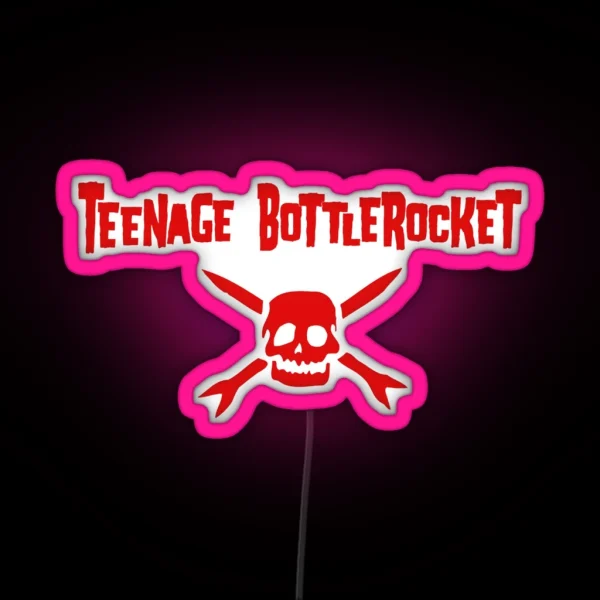Teenage Bottlerocket American Punk Rock Band RGB Neon Sign