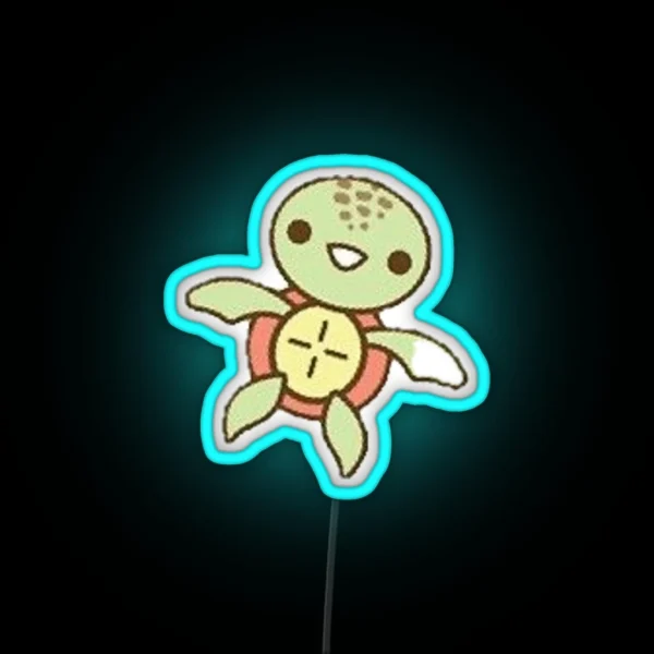 Teeny Tiny Turtle RGB Neon Sign
