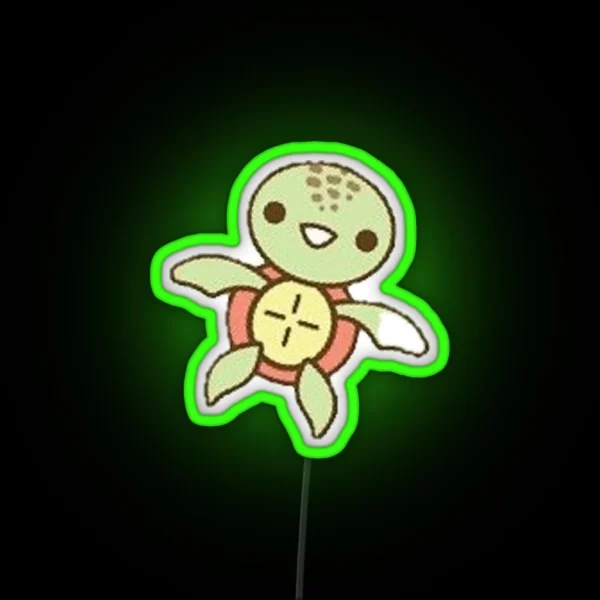 Teeny Tiny Turtle RGB Neon Sign