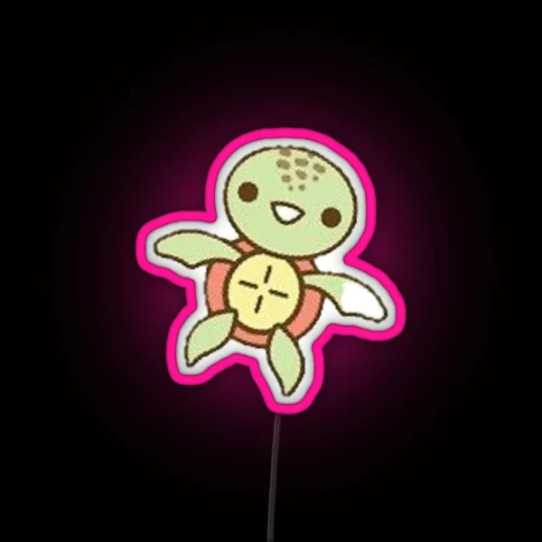 Teeny Tiny Turtle RGB Neon Sign