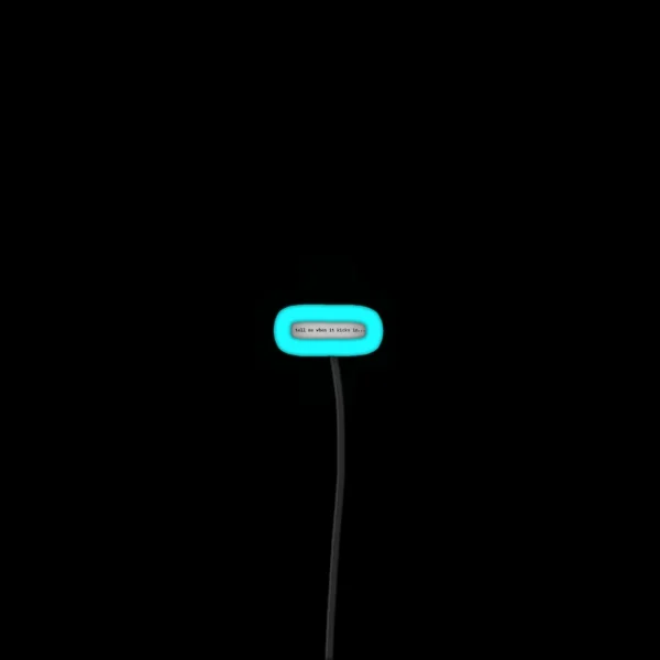 Tell Me When It Kicks In RGB Neon Sign