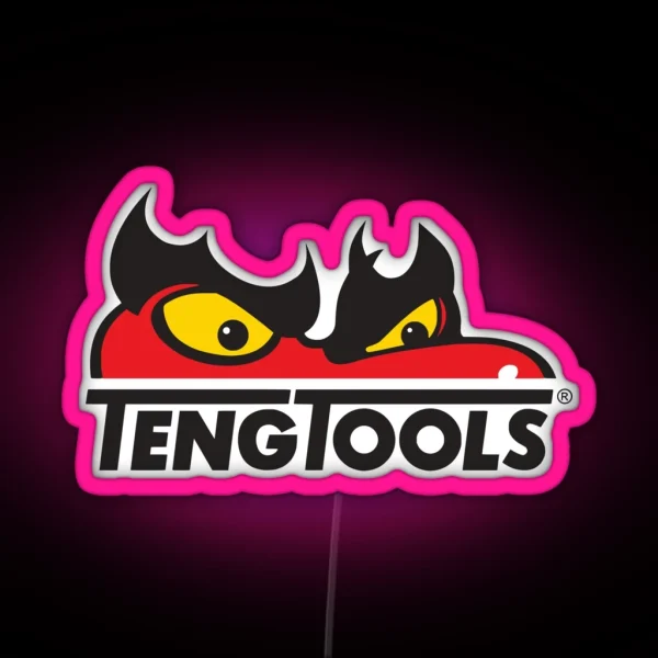 Teng Tools Tengtools Tengu Workshop Mechanic Logo RGB Neon Sign