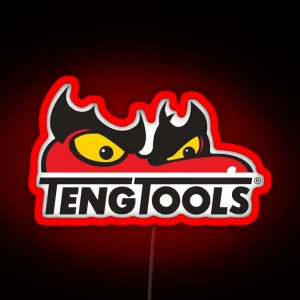 Teng Tools Tengtools Tengu Workshop Mechanic Logo RGB Neon Sign