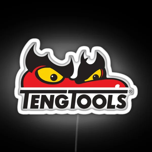 Teng Tools Tengtools Tengu Workshop Mechanic Logo RGB Neon Sign