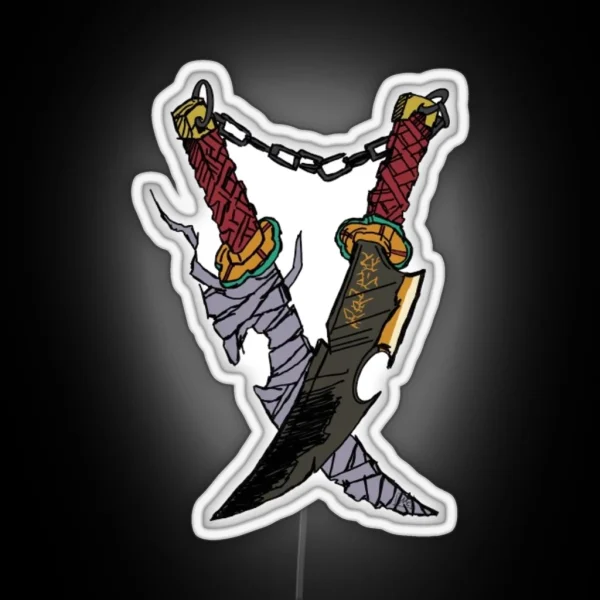 Tengen Uzui Swords Kimetsu No Yaiba RGB Neon Sign