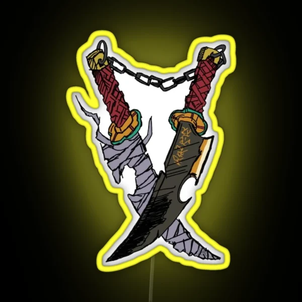 Tengen Uzui Swords Kimetsu No Yaiba RGB Neon Sign