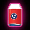 Tennessee Moonshine Neon Sign with RGB Color Changing LED Canvas Display