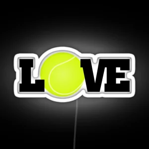 Tennis Love RGB Neon Sign