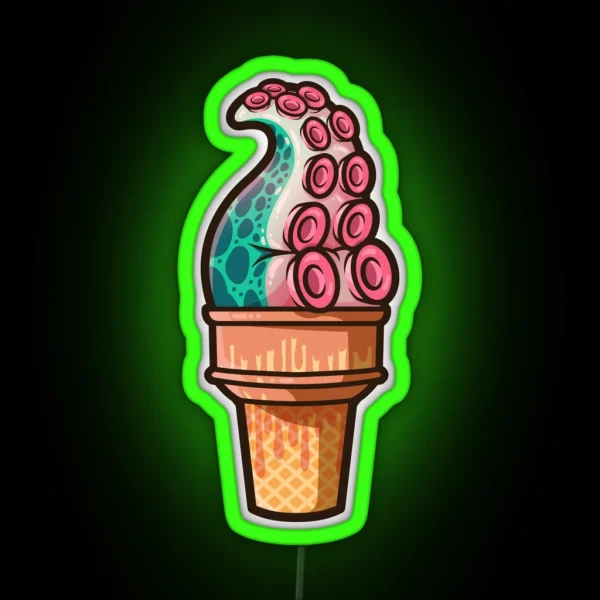 Tentacle Treat Gumdrop RGB Neon Sign