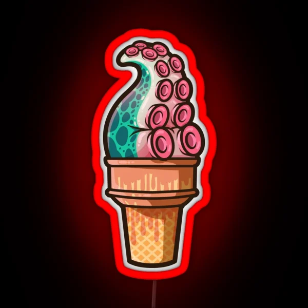 Tentacle Treat Gumdrop RGB Neon Sign