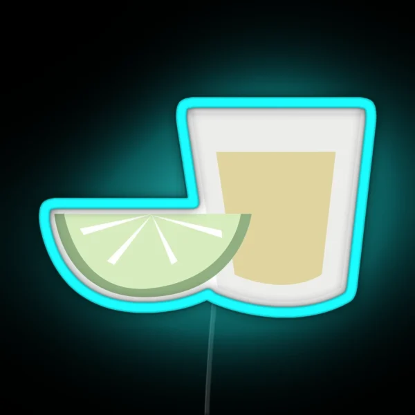 Tequila And Lime RGB Neon Sign
