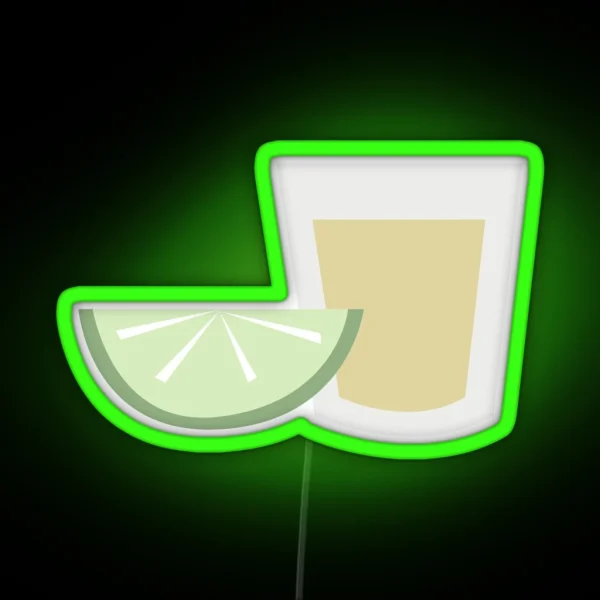 Tequila And Lime RGB Neon Sign