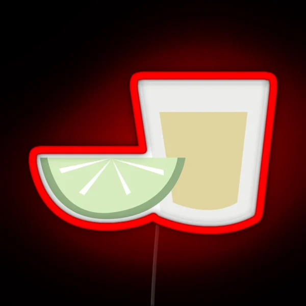 Tequila And Lime RGB Neon Sign