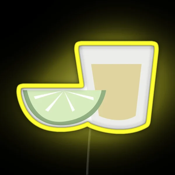 Tequila And Lime RGB Neon Sign