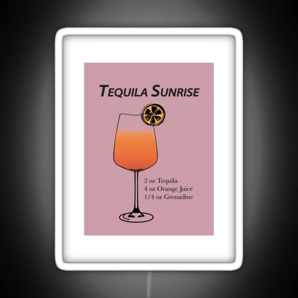 Tequila Sunrise RGB Neon Sign