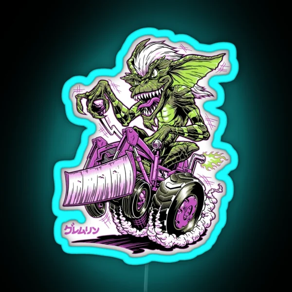 TERROR TRACTOR RGB Neon Sign