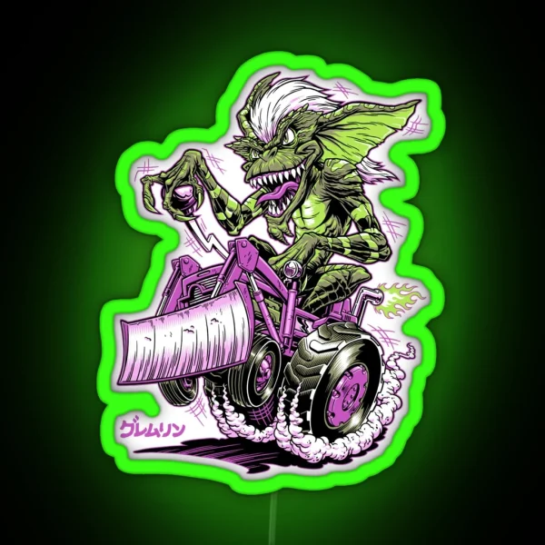 TERROR TRACTOR RGB Neon Sign