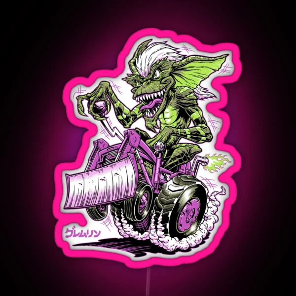 TERROR TRACTOR RGB Neon Sign