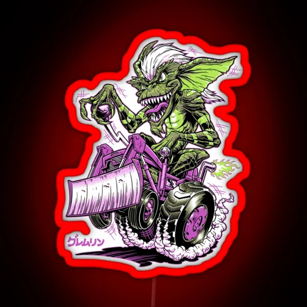 TERROR TRACTOR RGB Neon Sign