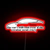 Electric Luxury Illuminated Sign - Neon Tesla Branding Wall Accent