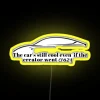 Customizable LED Electric Vehicle Neon Sign with Dynamic RGB Lighting Effects