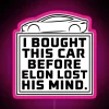 RGB LED Neon Sign with Tesla-inspired Design and Elon Musk Humor