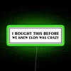 Vibrant Neon Sign with RGB Color Changing LED Technology