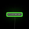 Neon Tesla Logo Wall Sign Decor for Electric Vehicle Enthusiasts Only
