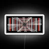 LED Tesla Plaid badge inspired RGB neon car display