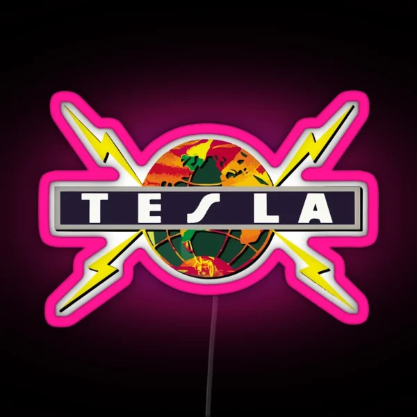 Tesla RGB Neon Sign