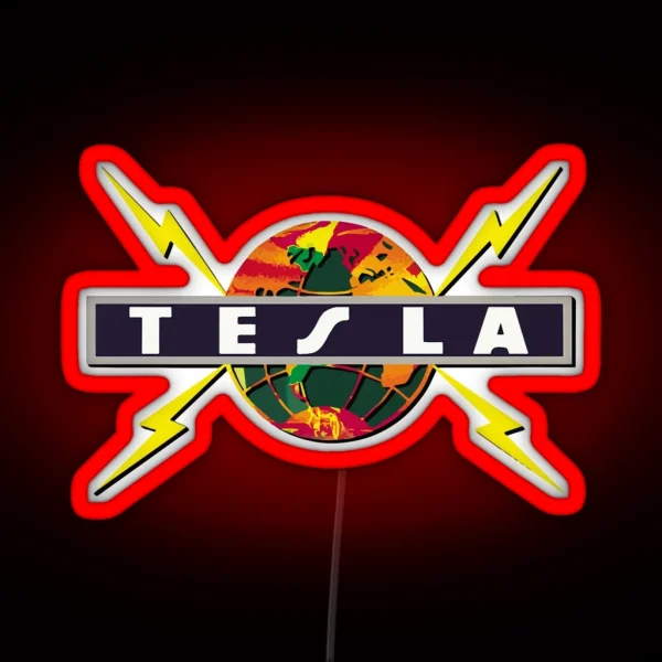 Tesla RGB Neon Sign