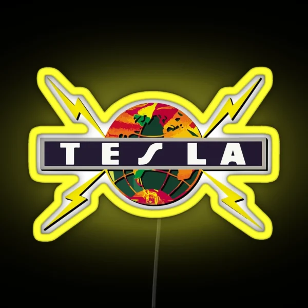 Tesla RGB Neon Sign