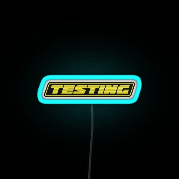 Testing RGB Neon Sign