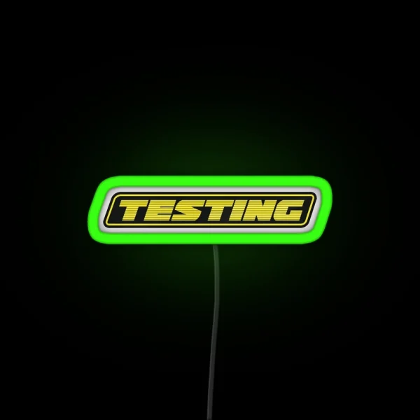 Testing RGB Neon Sign
