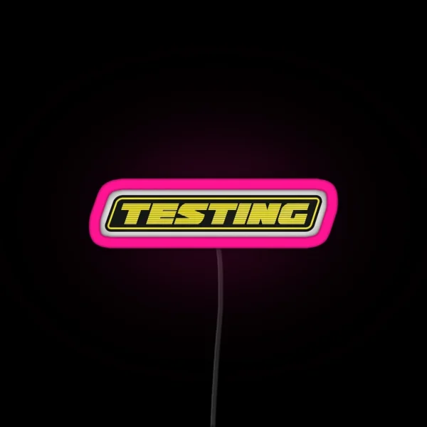 Testing RGB Neon Sign