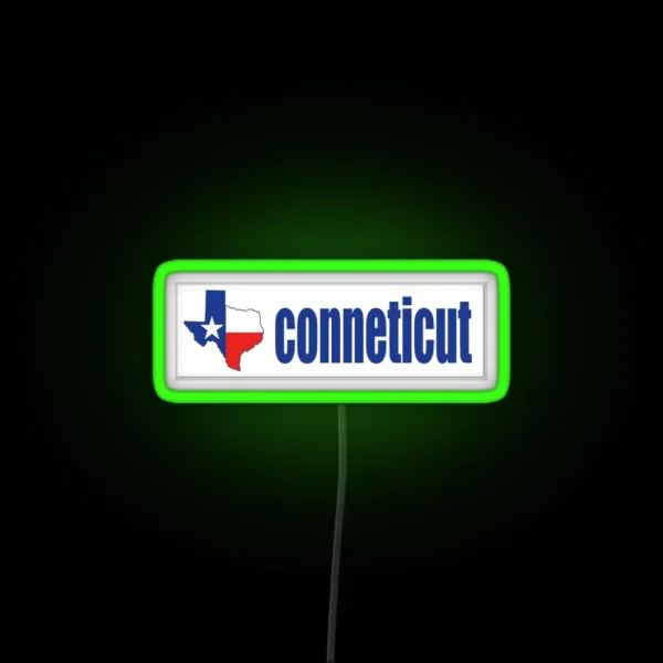 Texas Connecticut Led RGB Neon Sign