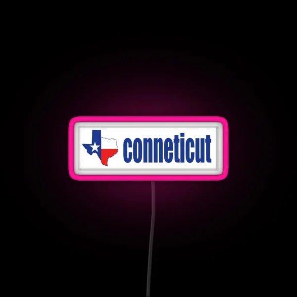 Texas Connecticut Led RGB Neon Sign