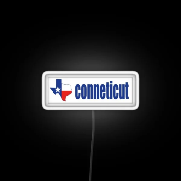 Texas Connecticut Led RGB Neon Sign