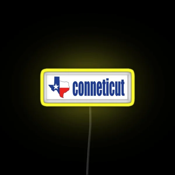 Texas Connecticut Led RGB Neon Sign