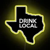 Customizable Vibrant Outdoor Sign for Supporting Local Businesses in Texas