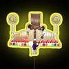 Magical Vibrant LED Sign with Colorful Pure Imagination Theme Graphics